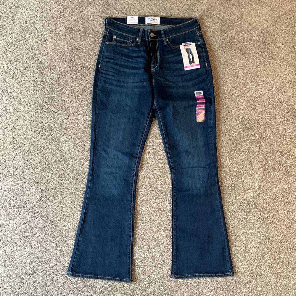 Levi’s Denizen Mid Rise Bootcut Jeans Sz 8 NWT